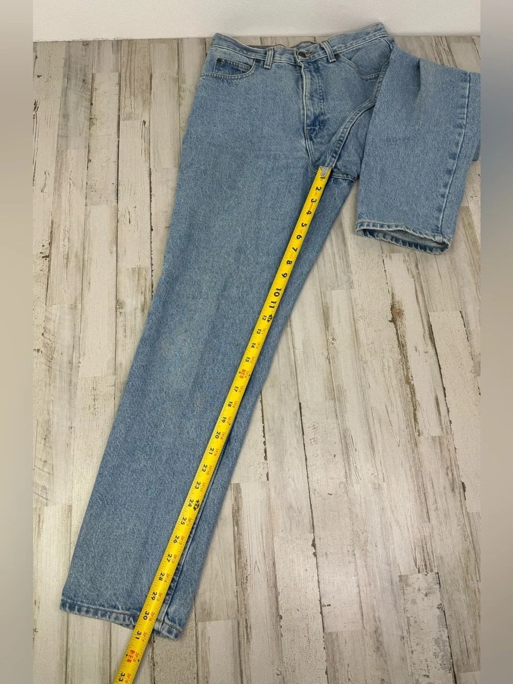 Eddie Bauer Womens Blue Jeans 10 Straight Leg Classic High Rise